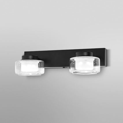 Ledvance - LED Seinavalgusti vannituppa ORBIS FLAME 2xLED/5,5W/230V 3000/4000K IP44 must