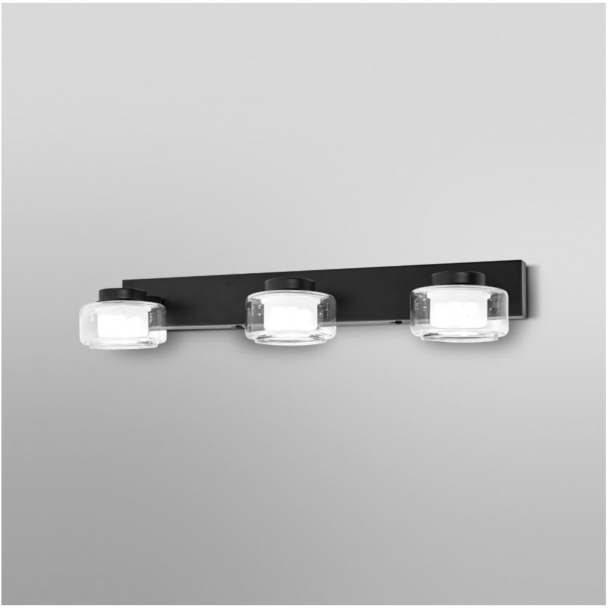 Ledvance - LED Seinavalgusti vannituppa ORBIS FLAME 3xLED/5,5W/230V 3000/4000K IP44 must