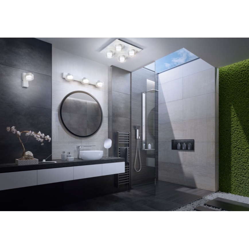 Ledvance - LED Seinavalgusti vannituppa ORBIS FLAME 3xLED/5,5W/230V 3000/4000K IP44 valge