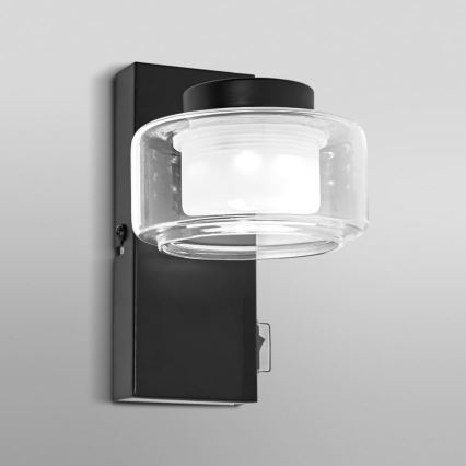 Ledvance - LED Seinavalgusti vannituppa ORBIS FLAME LED/5,5W/230V 3000/4000K IP44 must