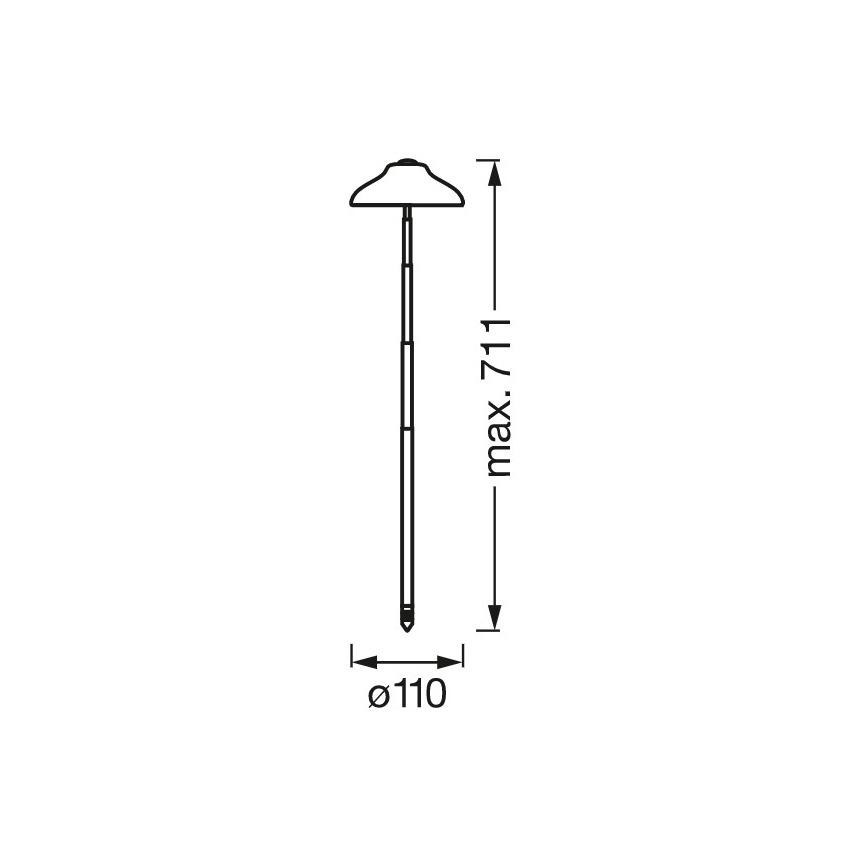 Ledvance - LED Siselamp taimedele GARDEN LIGHT LED/5W/5V