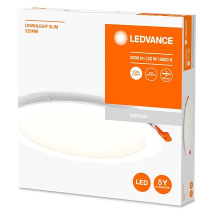 Ledvance - LED Süvistatav valgusti SLIM LED/22W/230V 6500K