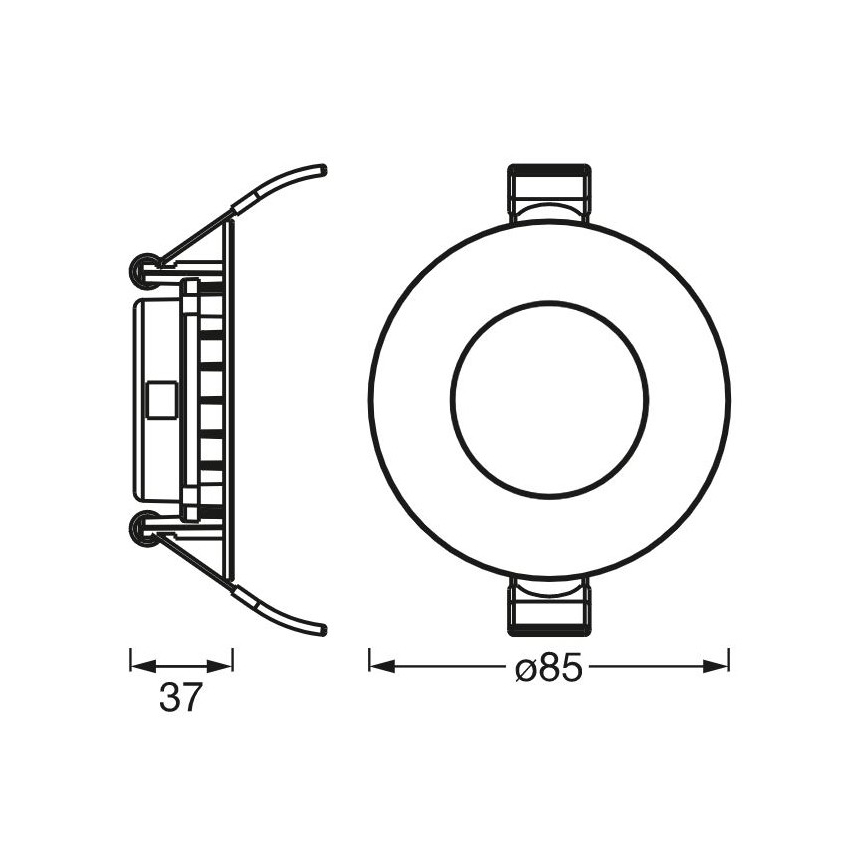 Ledvance - LED Süvistatav valgusti SLIM LED/4,5W/230V 4000K