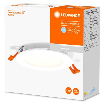 Ledvance - LED Süvistatav valgusti SLIM LED/8W/230V 6500K