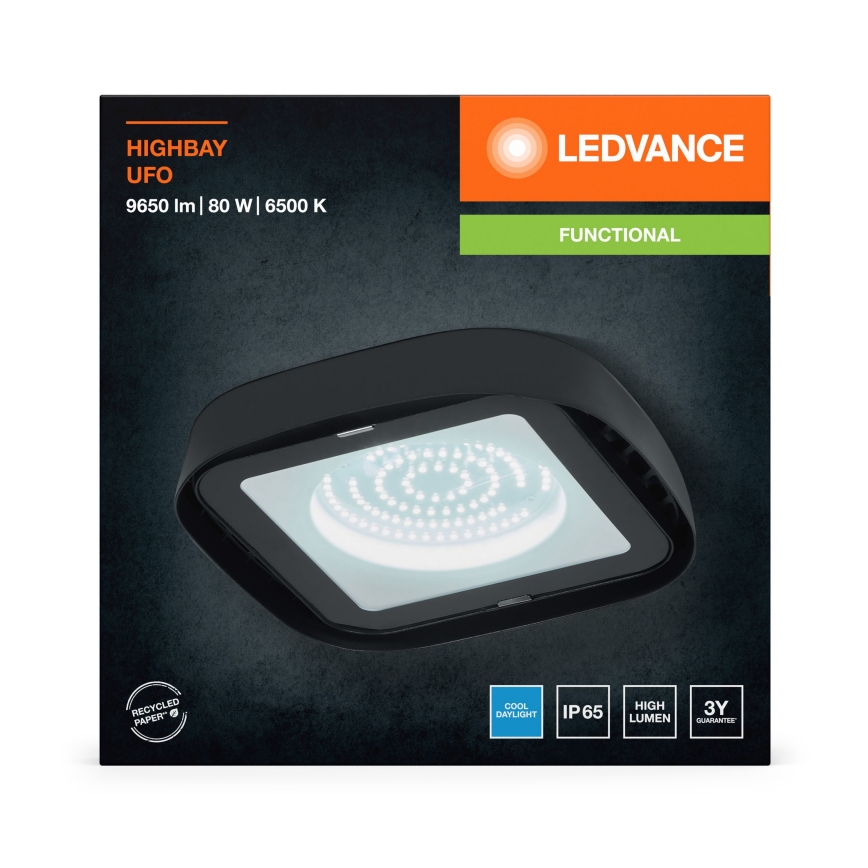 Ledvance - LED Tööstuslik laevalgusti HIGHBAY LED/80W/230V IP65 6500K