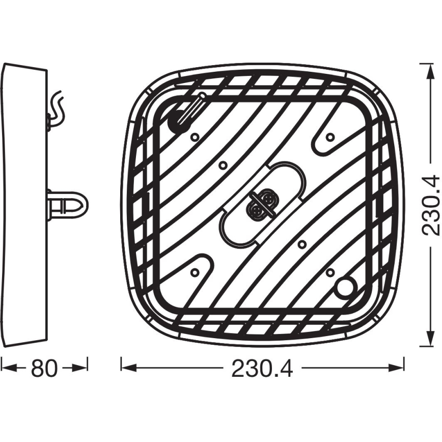 Ledvance - LED Tööstuslik laevalgusti HIGHBAY LED/80W/230V IP65 6500K