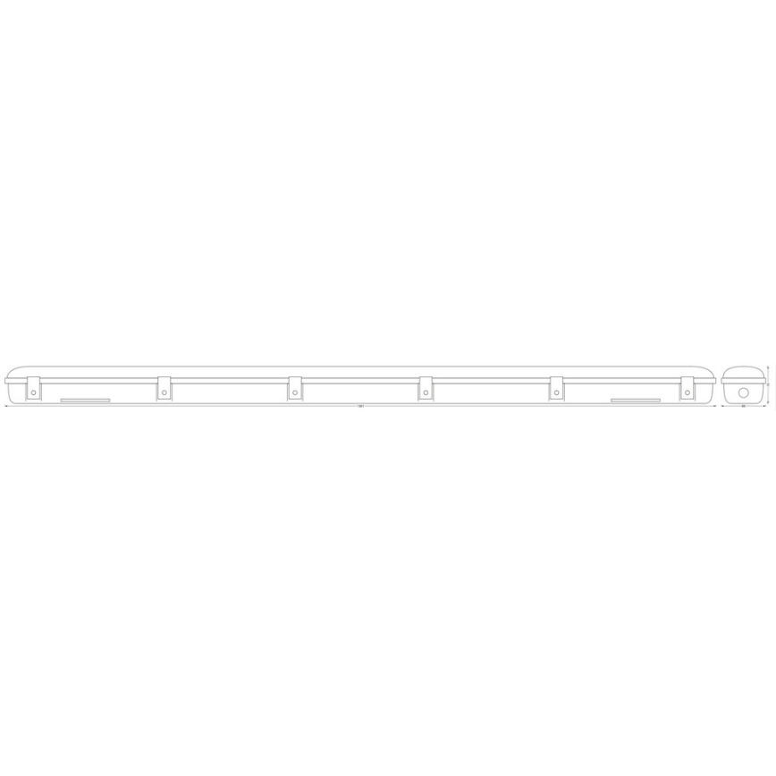 Ledvance - LED Tööstuslik valgusti anduriga SUBMARINE 1xG13/19W/230V IP65