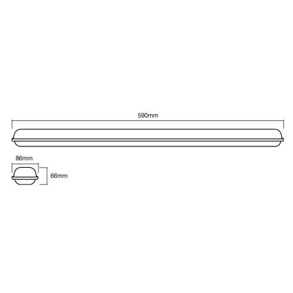 Ledvance - LED Tööstuslik valgusti SUBMARINE LED/18W/230V IP65