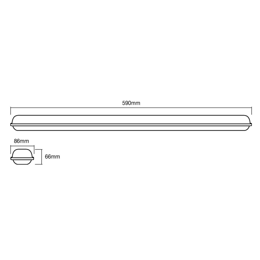 Ledvance - LED Tööstuslik valgusti SUBMARINE LED/18W/230V IP65