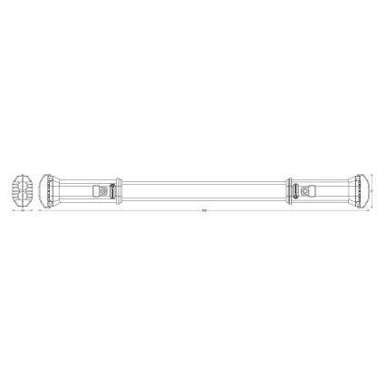 Ledvance - LED Töövalgusti TUBE LED/10W/5V 2200 mAh IP54