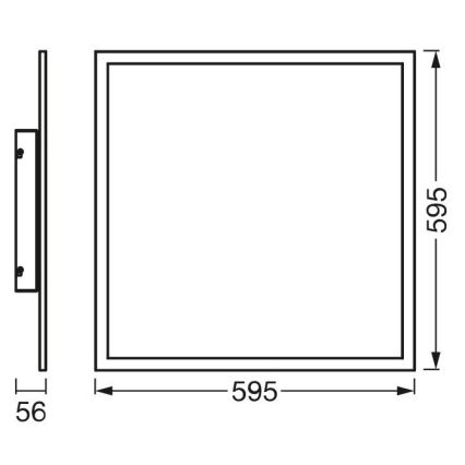 Ledvance - LED Valguspaneel PLANON LED/40W/230V