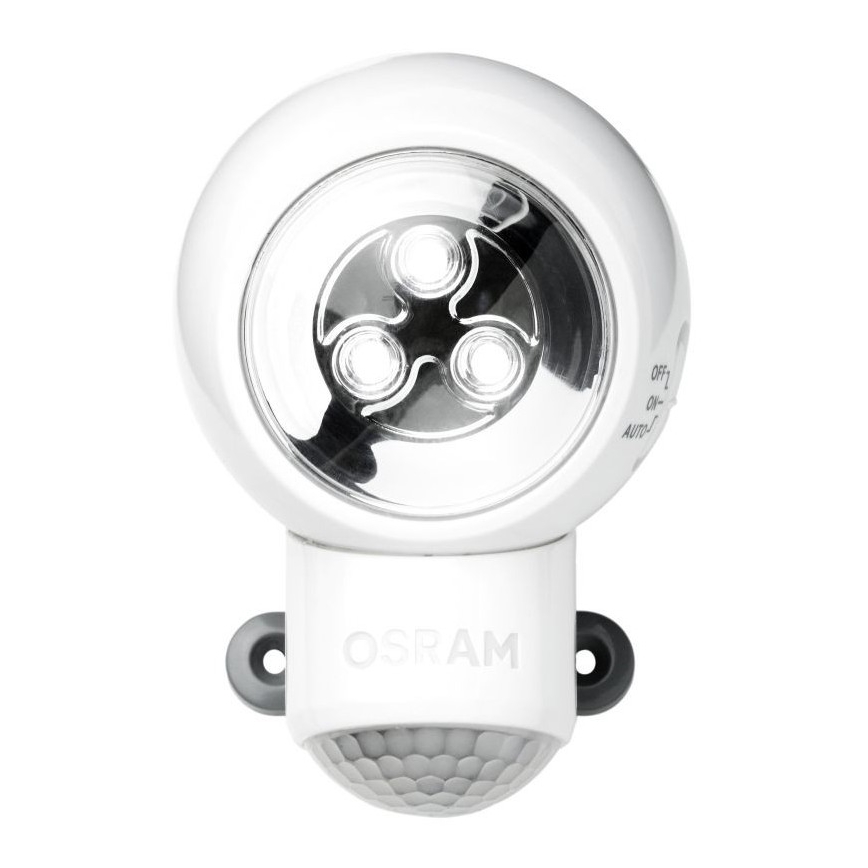 Ledvance -LED Väli navigatsioonivalgusti anduriga SPYLUX LED/0,3W/3xAA IP43