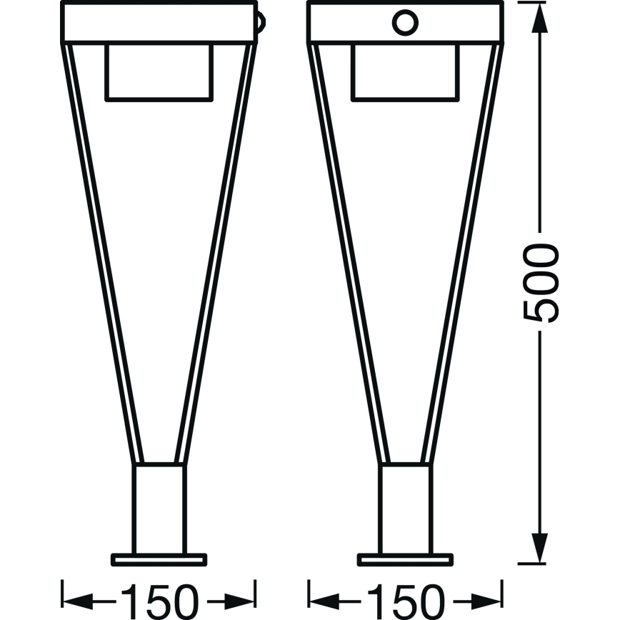 Ledvance - LED Väli päikesepaneeliga valgusti anduriga BOUQUET LED/6W/3,7V 2200 mAh IP44