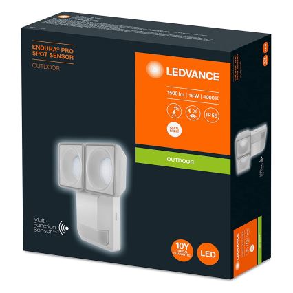 Ledvance - LED Väli seinavalgusti anduriga SPOT 2xLED/8W/230V IP55