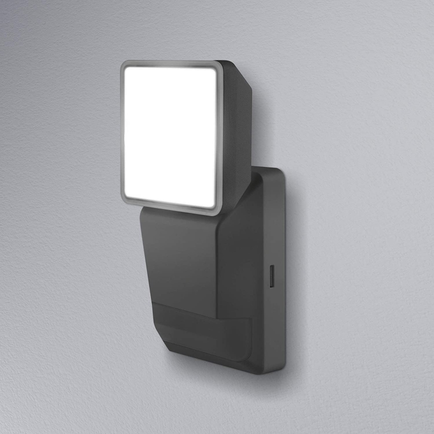 Ledvance -LED Väli seinavalgusti anduriga  SPOT LED/8W/230V IP55 must