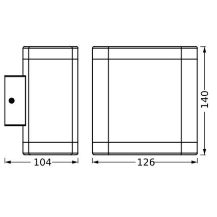 Ledvance - LED Väli seinavalgusti ENDURA STYLE DALLAS LED/9W/230V IP44