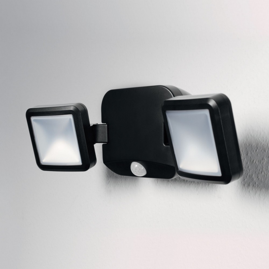 Ledvance - LED Väli seinavalgusti koos anduriga BATTERY 2xLED/10W/4xD IP54