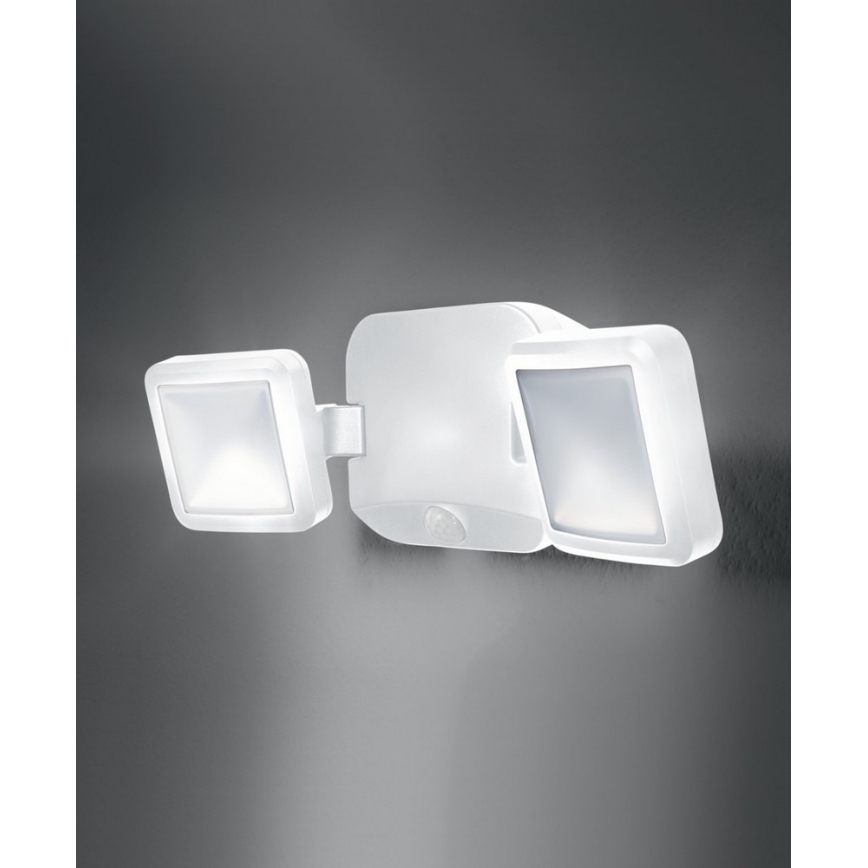 Ledvance - LED Väli seinavalgusti koos anduriga BATTERY 2xLED/10W/4xD IP54