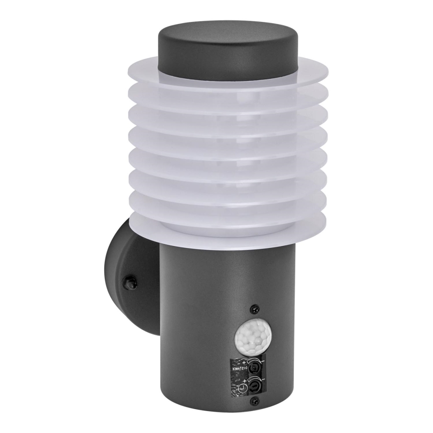 Ledvance - LED Väli seinavalgusti koos anduriga ENDURA RONDO LED/9,5W/230V IP44 antratsiit