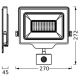 Ledvance - LED Väli seinaprožektor koos anduriga FLOODLIGHT ESSENTIAL LED/100W/230V IP65