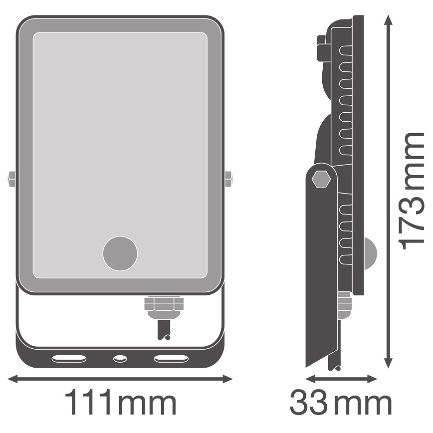 Ledvance - LED Väliprožektor anduriga FLOODLIGHT LED/20W/230V 6500K IP65