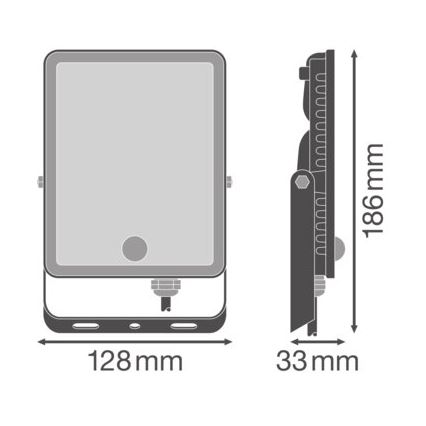 Ledvance - LED Väliprožektor anduriga FLOODLIGHT LED/30W/230V 6500K IP65