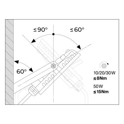 Ledvance - LED Väliprožektor anduriga FLOODLIGHT LED/30W/230V 6500K IP65