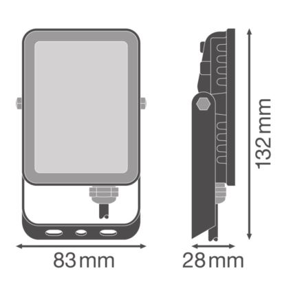 Ledvance - LED Väli seinaprožektor FLOODLIGHT ESSENTIAL LED/10W/230V IP65