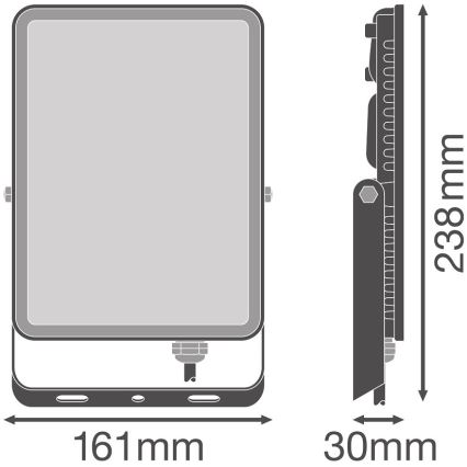 Ledvance - LED Välisseina prožektor FLOODLIGHT LED/50W/230V 6500K IP65