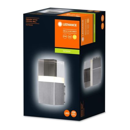 Ledvance - LED välisseinavalgusti CRYSTAL LED/4,5W/230V IP44