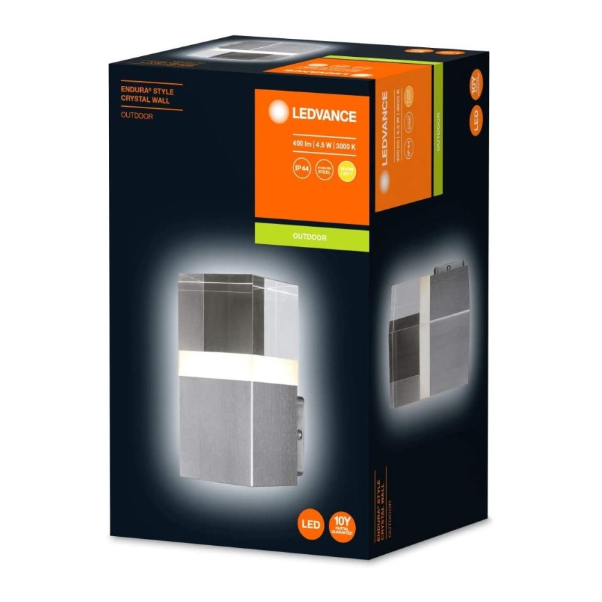 Ledvance - LED välisseinavalgusti CRYSTAL LED/4,5W/230V IP44