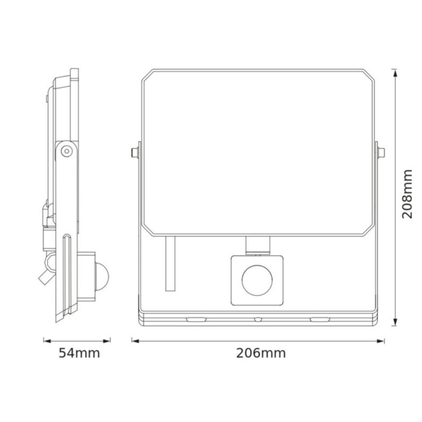 Ledvance - LED-reflektor liikumis- ja hämarussensoriga FLOODLIGHT LED/50W/230V 3000K IP65