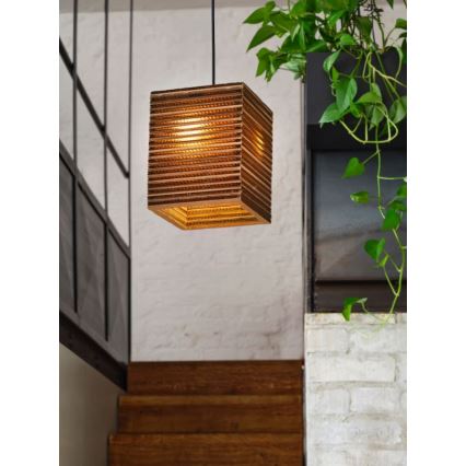 Ledvance - Lühter DECOR CARDBOARD 1xE27/15W/230V 25x25 cm