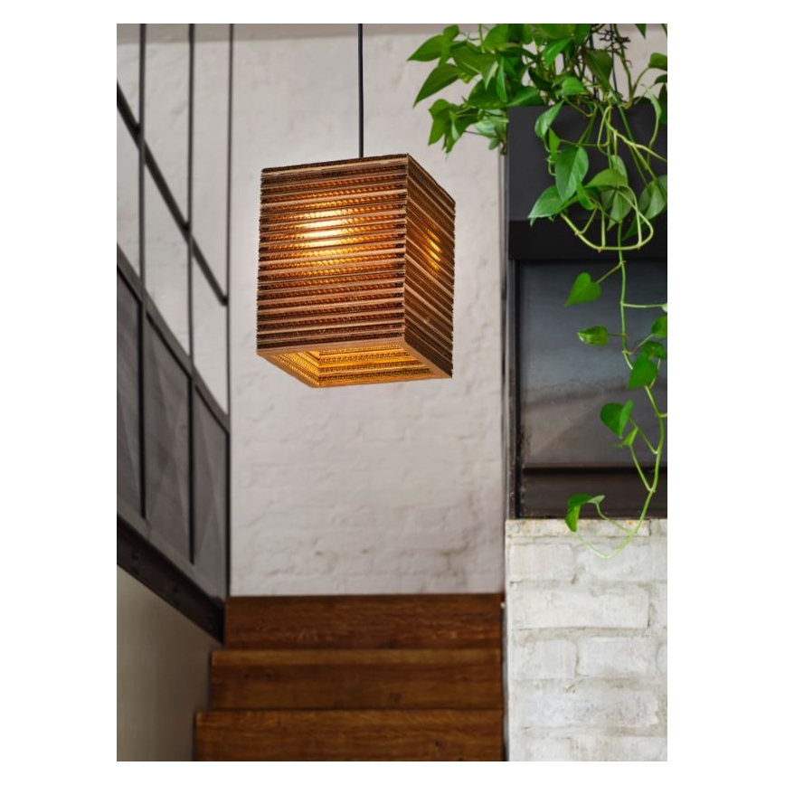 Ledvance - Lühter DECOR CARDBOARD 1xE27/15W/230V 25x25 cm