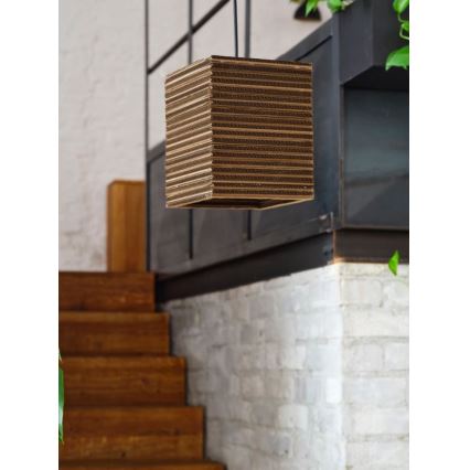 Ledvance - Lühter DECOR CARDBOARD 1xE27/15W/230V 25x25 cm