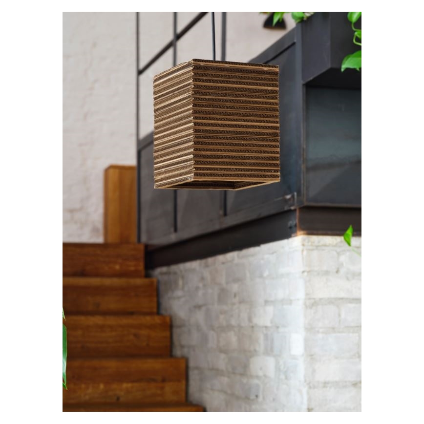 Ledvance - Lühter DECOR CARDBOARD 1xE27/15W/230V 25x25 cm