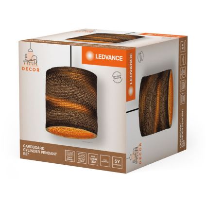Ledvance - Lühter DECOR CARDBOARD 1xE27/15W/230V d. 25 cm