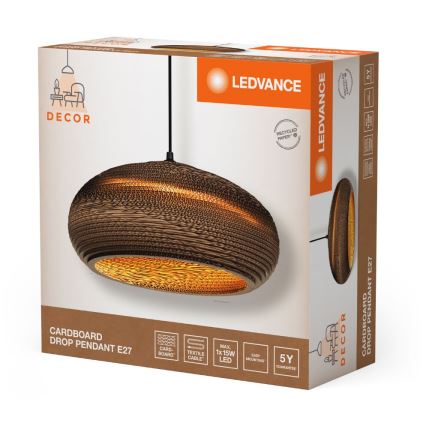 Ledvance - Lühter DECOR CARDBOARD 1xE27/15W/230V d. 40 cm
