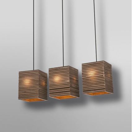 Ledvance - Lühter DECOR CARDBOARD 3xE27/15W/230V