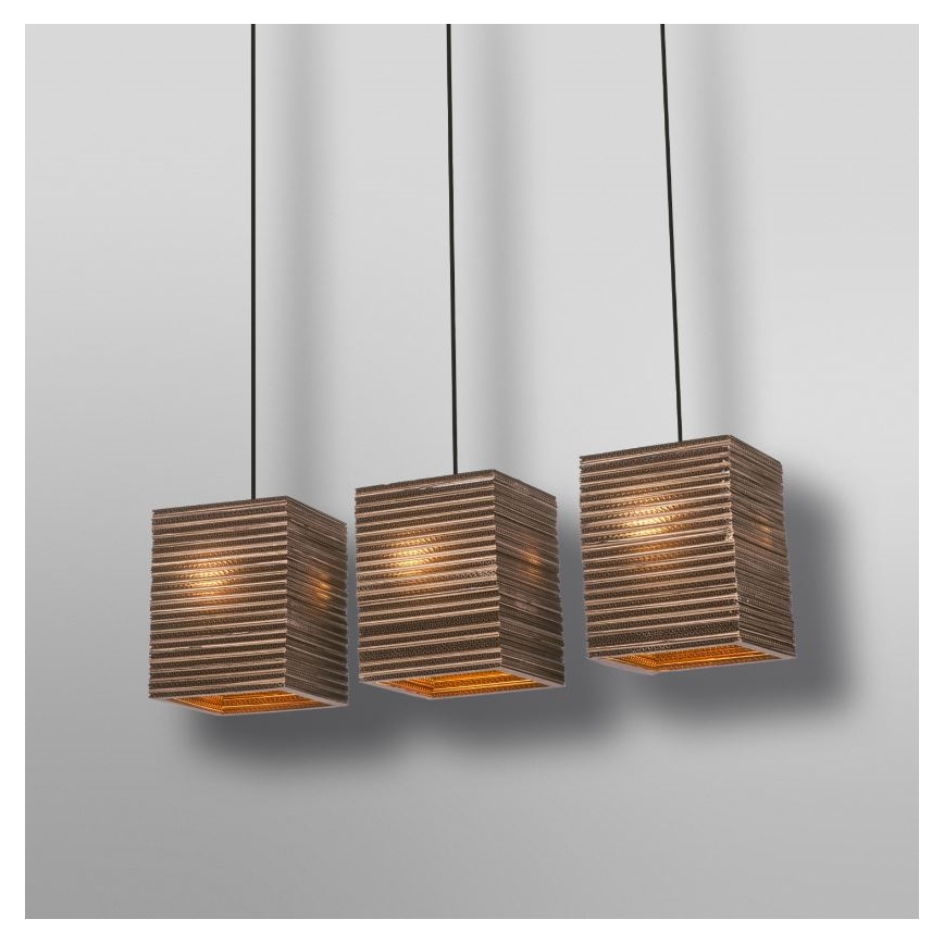 Ledvance - Lühter DECOR CARDBOARD 3xE27/15W/230V