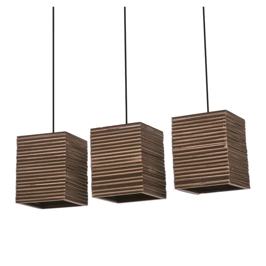 Ledvance - Lühter DECOR CARDBOARD 3xE27/15W/230V