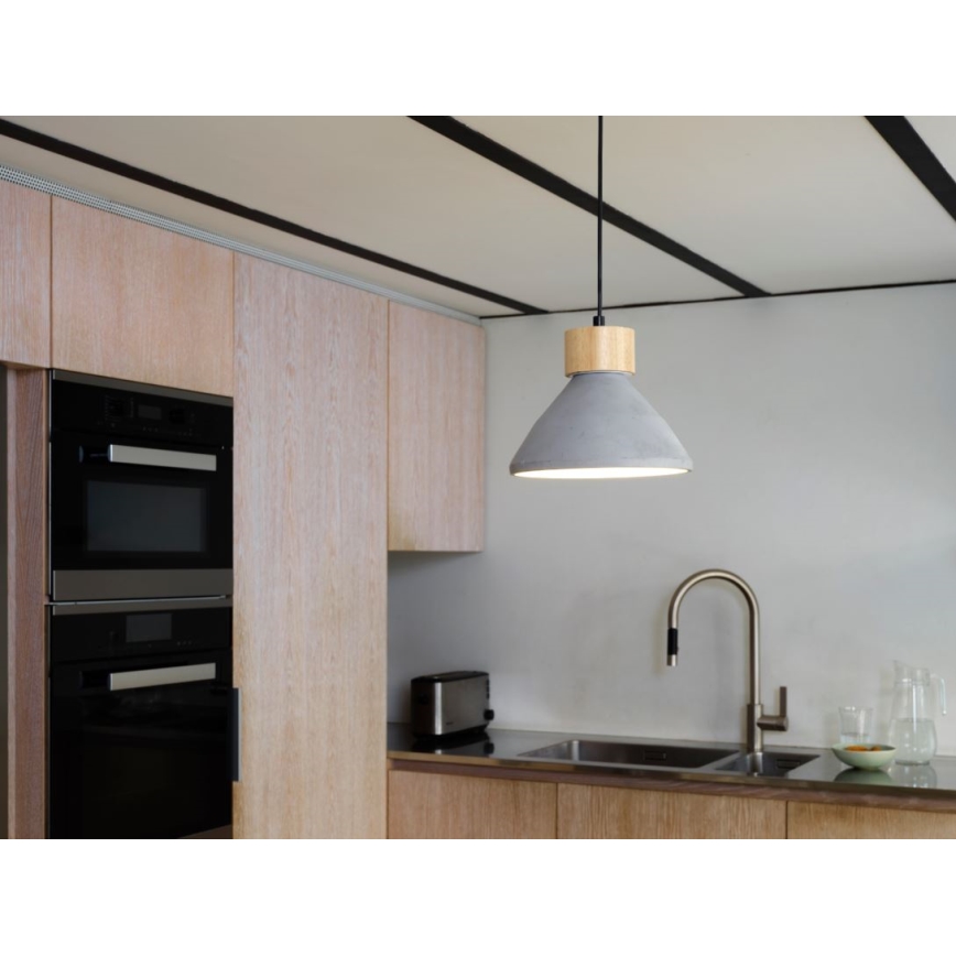 Ledvance - Lühter DECOR CONCRETE 1xE27/15W/230V d. 22 cm betoon hall
