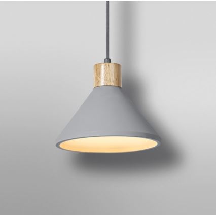 Ledvance - Lühter DECOR CONCRETE 1xE27/15W/230V d. 22 cm betoon hall