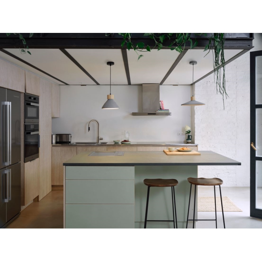 Ledvance - Lühter DECOR CONCRETE 1xE27/15W/230V d. 32 cm betoon hall