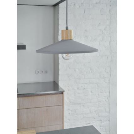 Ledvance - Lühter DECOR CONCRETE 1xE27/15W/230V d. 32 cm betoon hall