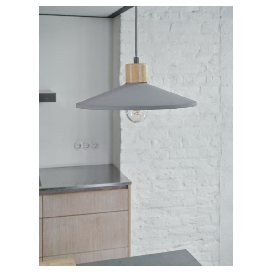 Ledvance - Lühter DECOR CONCRETE 1xE27/15W/230V d. 32 cm betoon hall