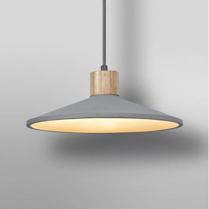 Ledvance - Lühter DECOR CONCRETE 1xE27/15W/230V d. 32 cm betoon hall