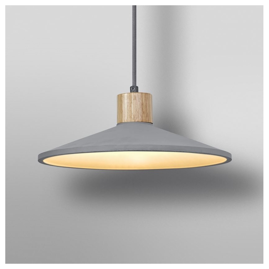 Ledvance - Lühter DECOR CONCRETE 1xE27/15W/230V d. 32 cm betoon hall