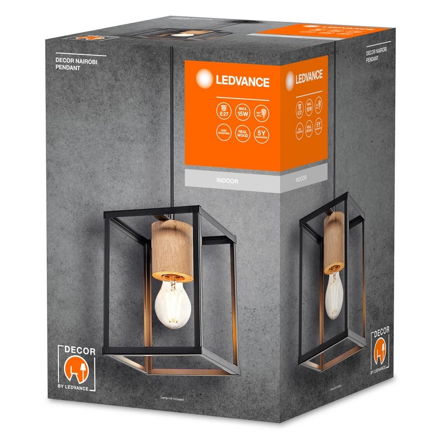 Ledvance - Lühter DECOR NAIROBI 1xE27/15W/230V kummi-viigipuu
