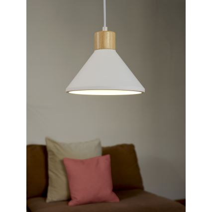 Ledvance - Lühter DECOR PLASTER 1xE27/25W/230V d. 22 cm kips valge